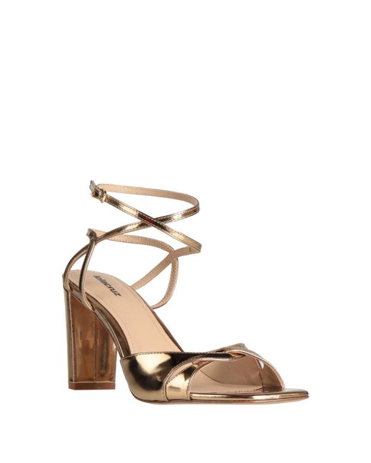 Lola Cruz Metallic Sandals