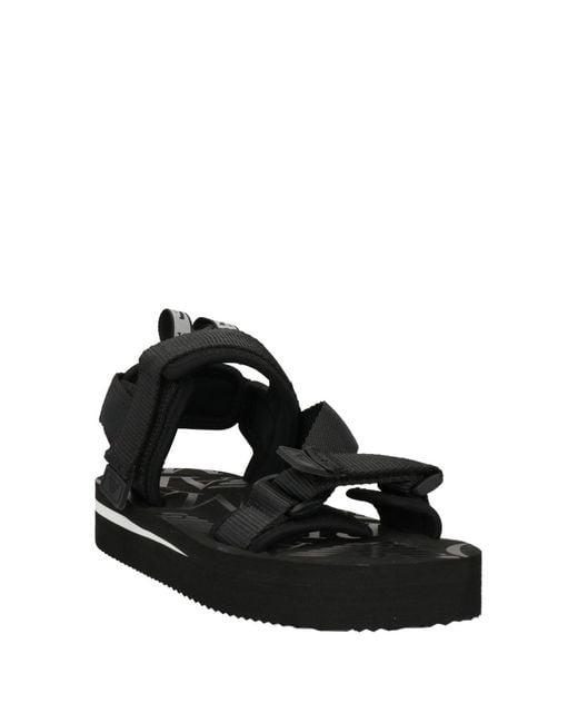 Emporio Armani Black Sandals for men