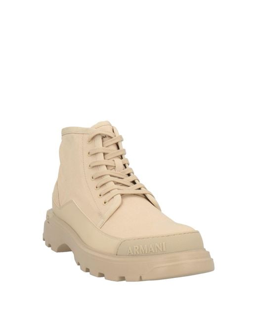 ARMANI EXCHANGE Natural Ankle Boots for men