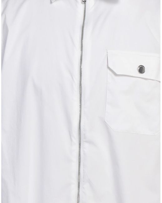 Emporio Armani White Shirt Cotton, Elastane for men