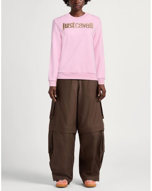 Just Cavalli Pink Sweatshirt