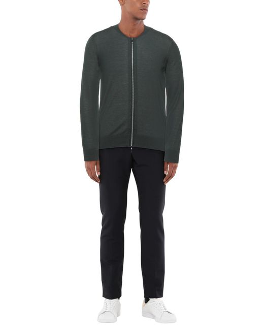 Moorer Green Cardigan for men