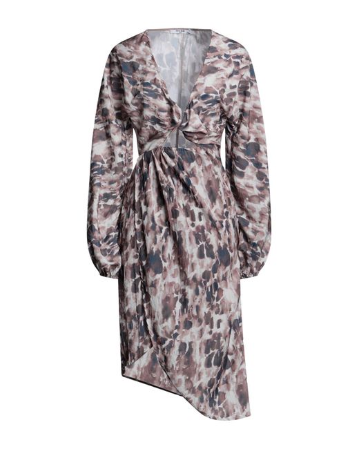 NA-KD White Midi-Kleid