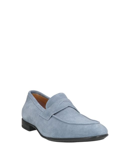 Calpierre Gray Sky Loafers Leather for men
