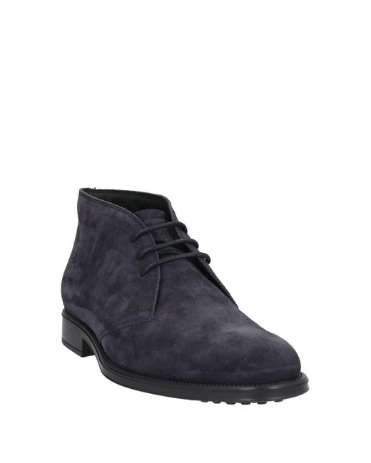 Tod's Blue Ankle Boots for men