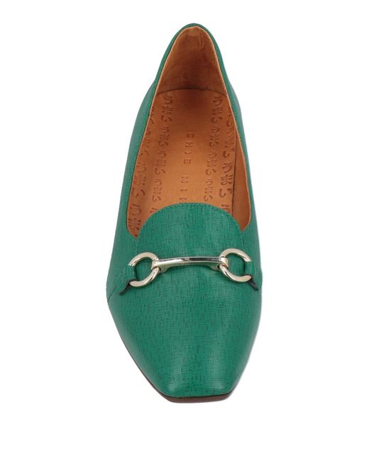 Chie Mihara Green Loafers Leather
