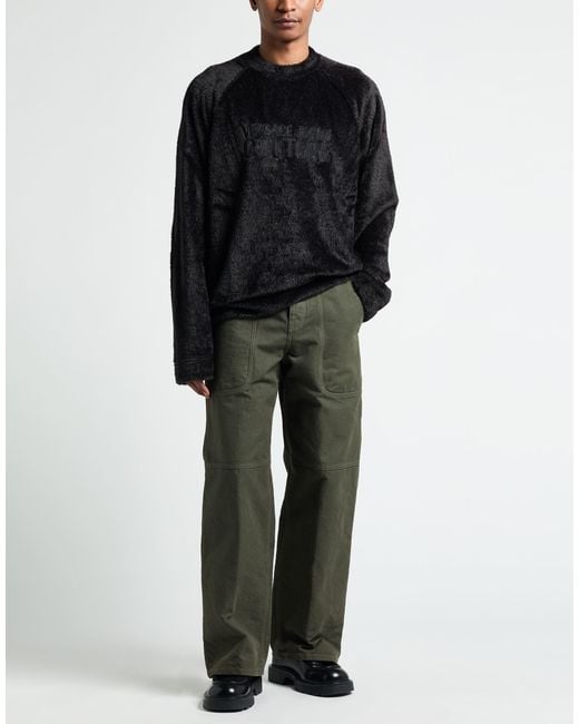 Loewe Green Military Pants Cotton for men