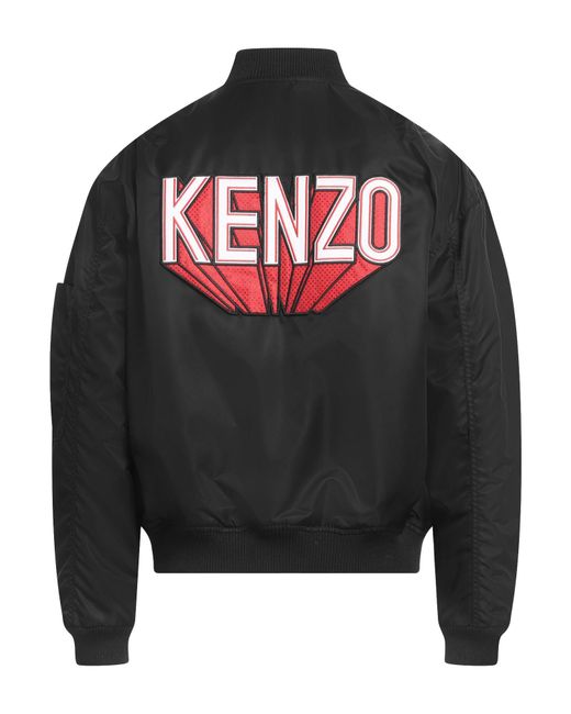 KENZO Black Jacket for men