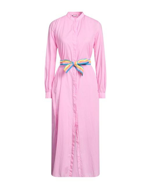 Caliban Pink Midi Dress