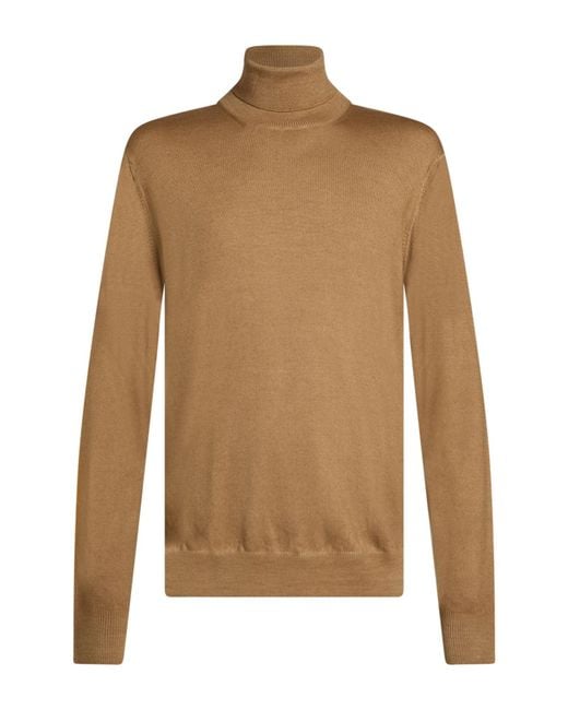 Gran Sasso Brown Turtlenecks for men