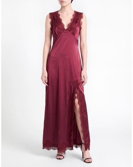 No Secrets Red Maxi Dress