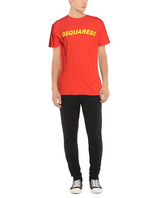 DSquared² Red T-shirt for men