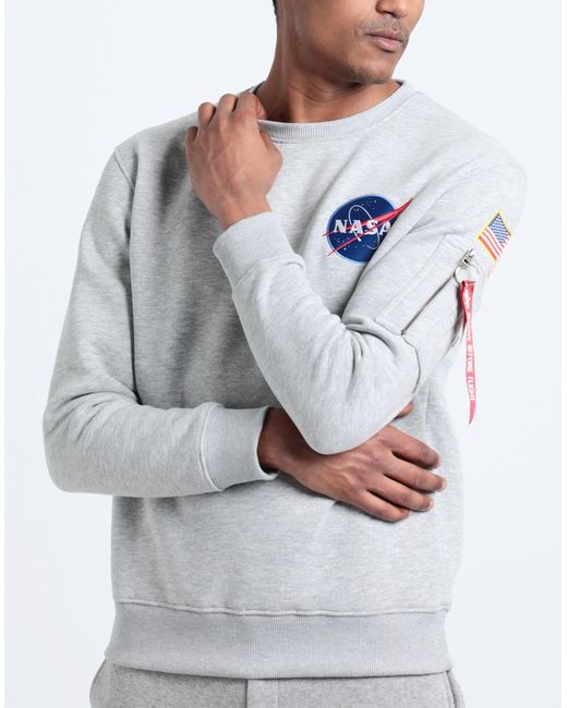 Alpha Industries White Sweatshirt for men