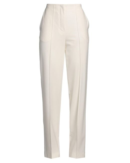 Semicouture White Trouser