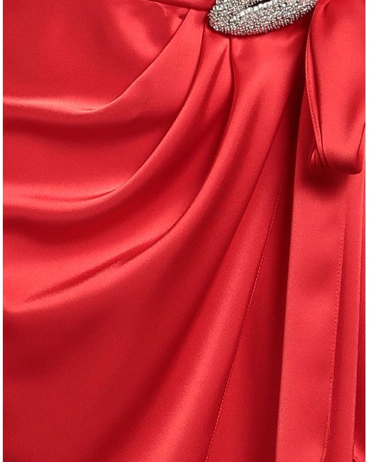 David Koma Red Maxi-Kleid