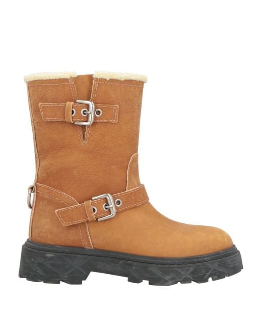 Philippe Model Brown Ankle Boots