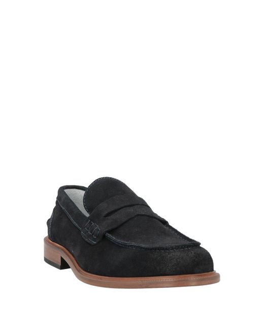 Roberto Botticelli Black Loafers for men