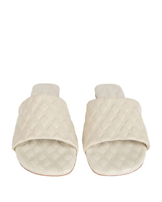 Burberry White Sandals