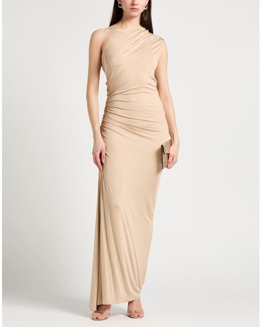 Atlein Natural Maxi-Kleid