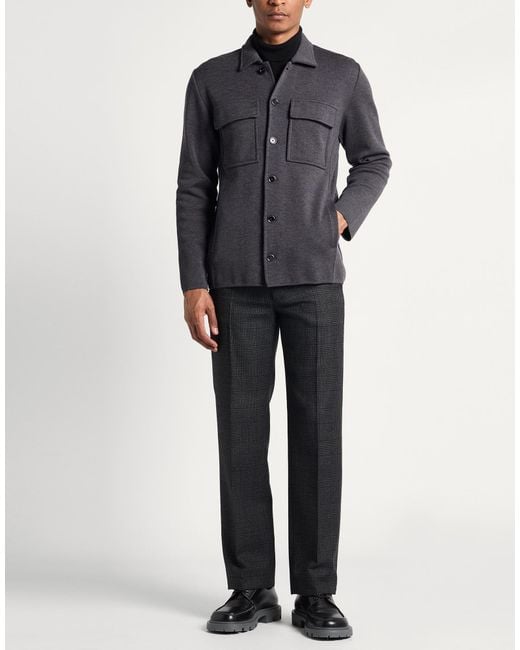 Lardini Gray Jacket Virgin Wool for men
