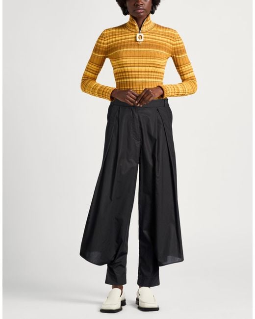 MEIMEIJ Black Pants Cotton