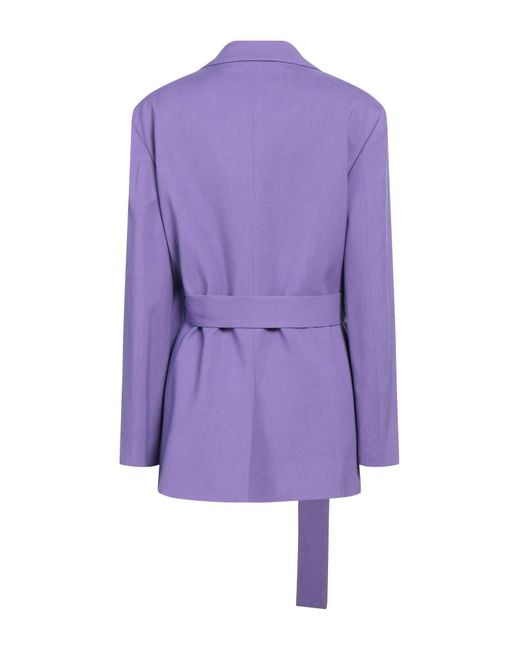 MSGM Purple Blazer