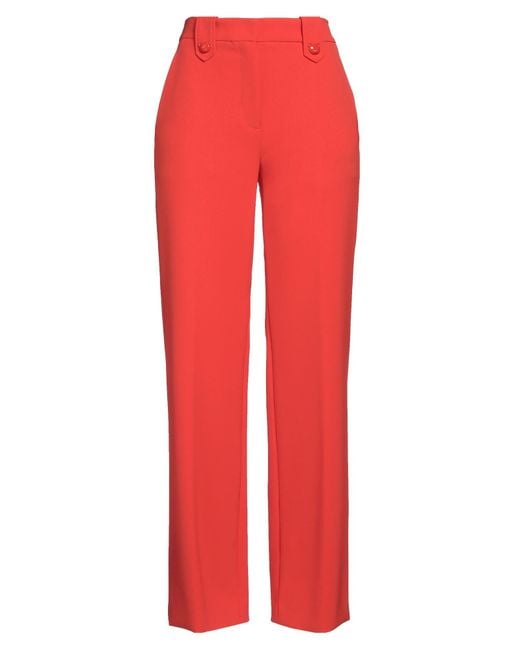 Moschino Red Trouser