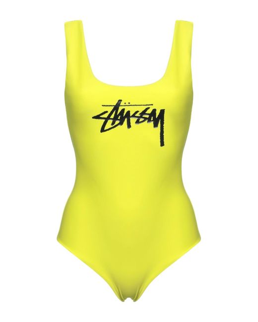 Stussy Yellow One-piece Swimsuit