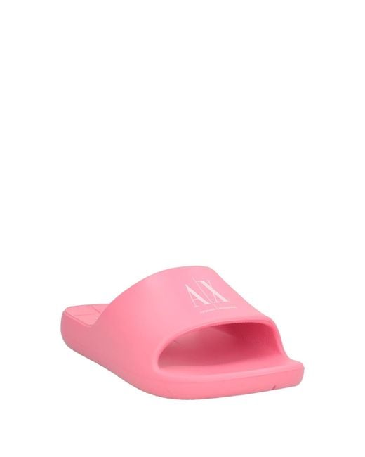 ARMANI EXCHANGE Pink Sandals