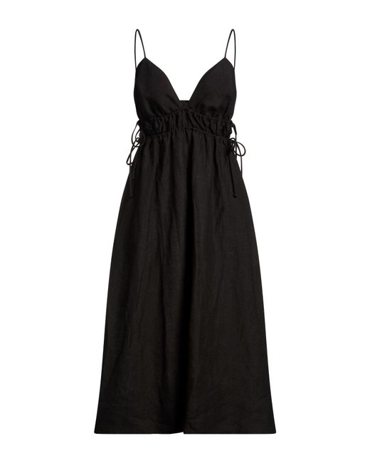 Casa Raki Black Midi Dresses
