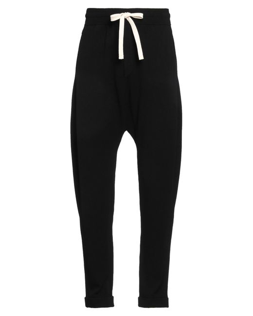 Isabel Benenato Black Pants Viscose, Polyester for men