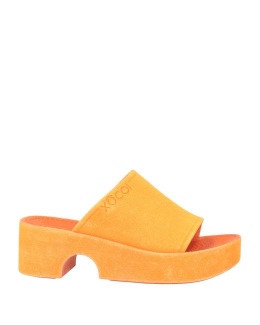 XOCOI Orange Sandals