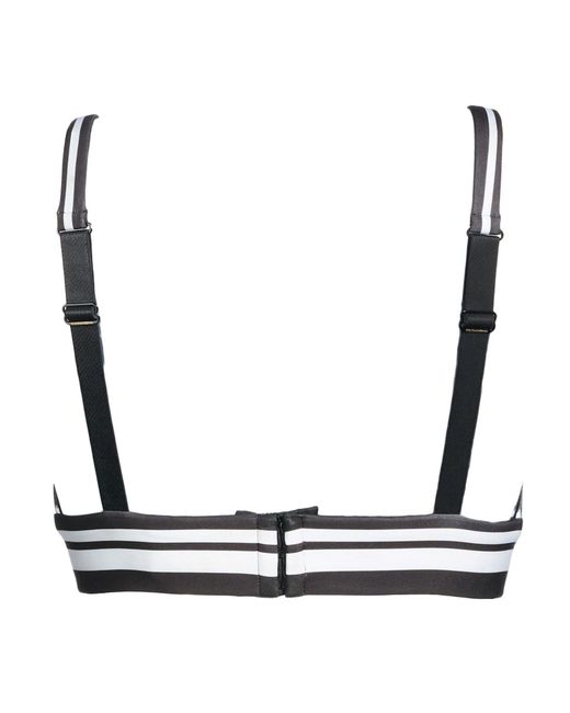 Dolce & Gabbana Black Top Polyester, Elastane