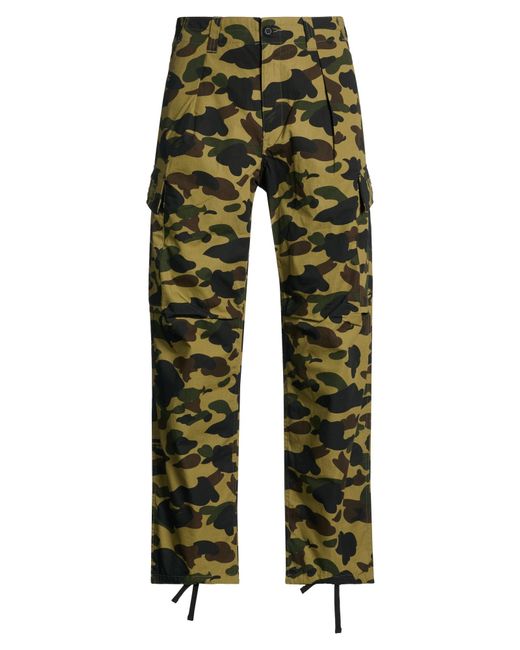 A Bathing Ape Green Pants for men