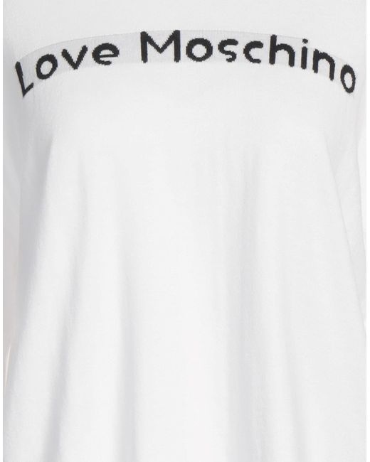 Moschino white jumper discount