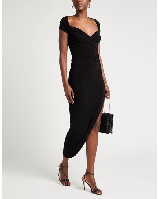 Norma Kamali Black Maxi Dress