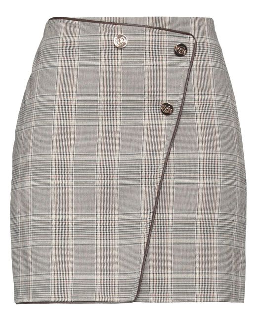 Liu Jo Gray Mini Skirt