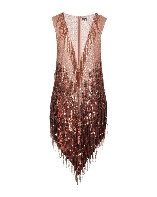 Elisabetta Franchi Brown Mini Dress