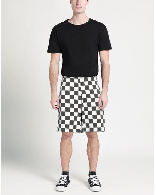 MAISON CRAZY WORKER 3.2 White Shorts & Bermuda Shorts Cotton for men