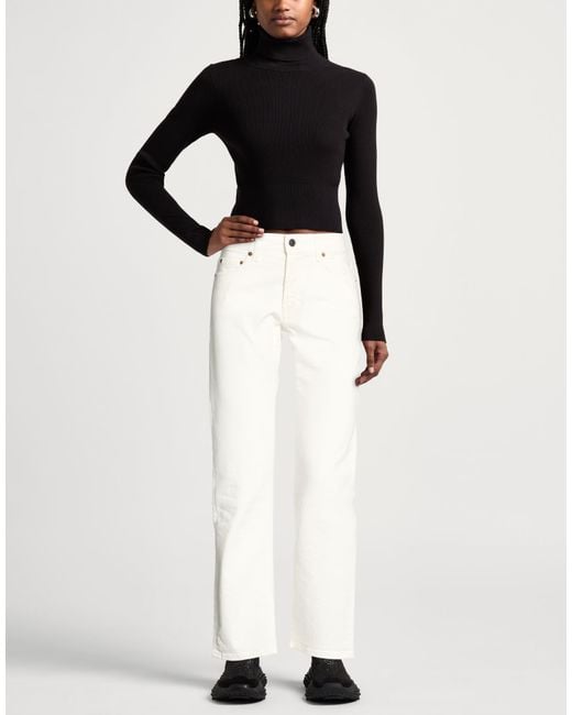 Haikure White Jeans Cotton, Elastane