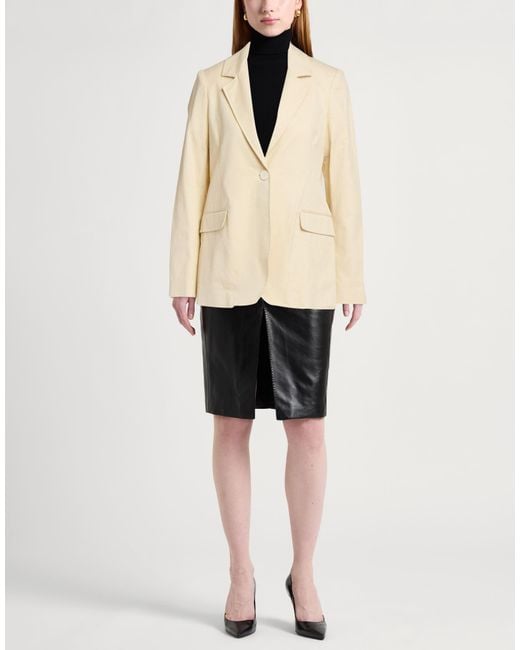 Momoní Natural Blazer Cotton, Linen, Elastane