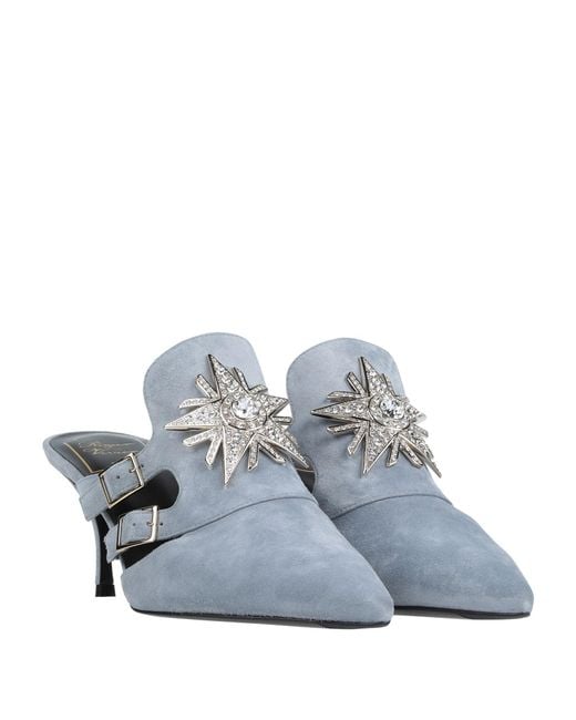 Roger Vivier White Mules & Clogs