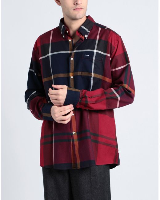 Barbour Red Shirt for men