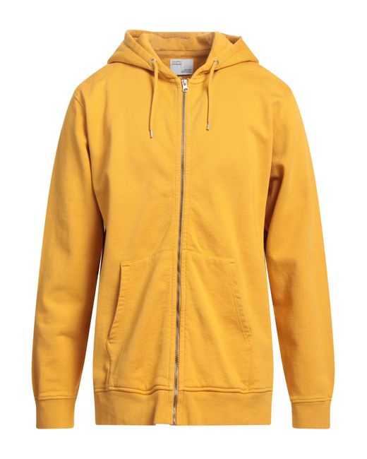 COLORFUL STANDARD Yellow Sweatshirt for men
