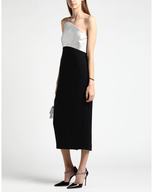 Roland Mouret Black Midi Dress