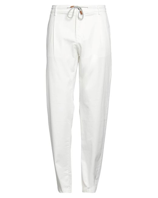 Eleventy Hose in White für Herren