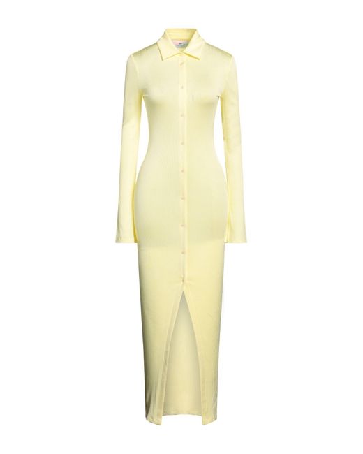Chiara Ferragni Yellow Maxi Dress