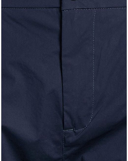 Alpha Studio Blue Pants Cotton, Elastane for men