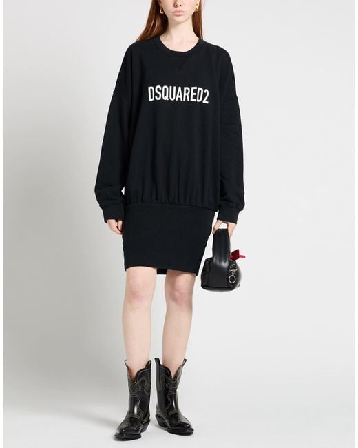 DSquared² Black Mini Dress