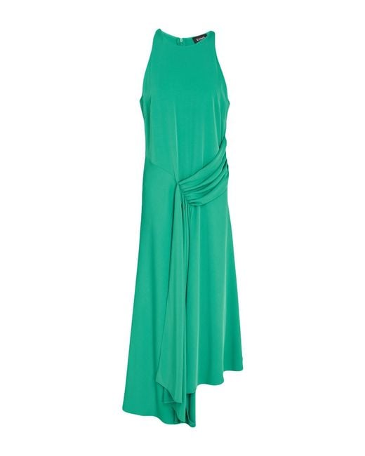 Marella Green Maxi Dress Polyester, Elastane